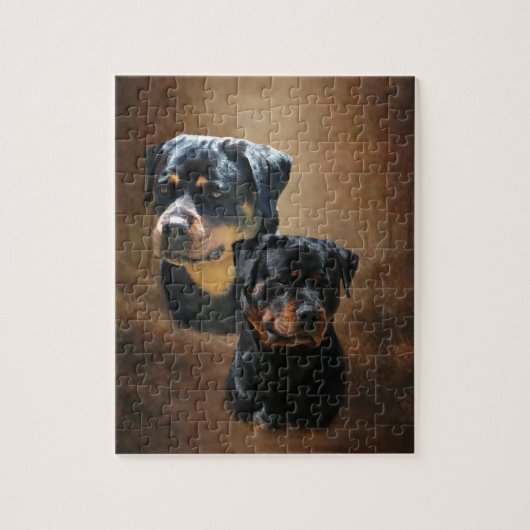 Rottweiler Legpuzzel (Verticaal)