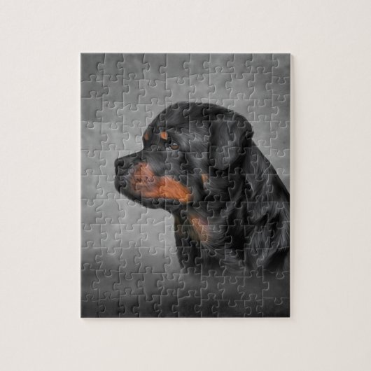 Rottweiler Legpuzzel (Verticaal)
