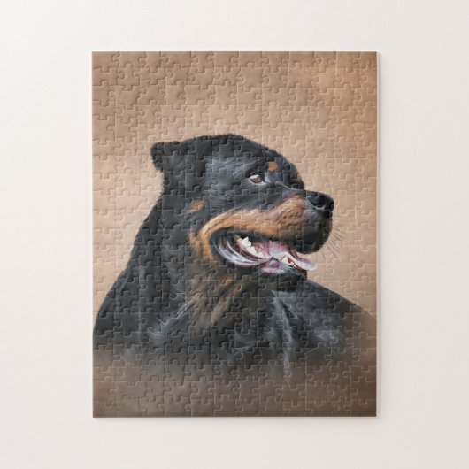 Rottweiler Legpuzzel (Verticaal)