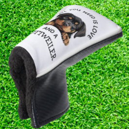 Rottweiler-Liefhebber Golfheadcover