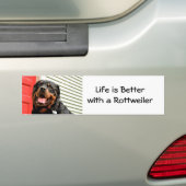 Rottweiler Love Bumpersticker (Op auto)