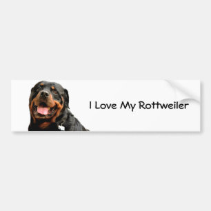 Rottweiler Love Bumpersticker