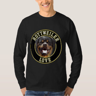 Rottweiler Love Dog Shirt Voor Vrouwen Mannen Meis