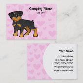 Rottweiler Love Visitekaartje (Voorkant / Achterkant)