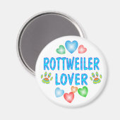 ROTTWEILER LOVER MAGNEET (Voorkant / Achterkant)