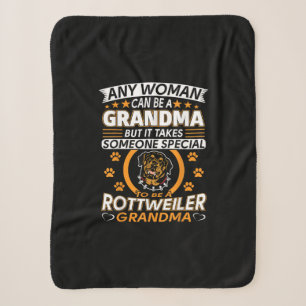 Rottweiler lover oma beste cadeau idee rottweiler sherpa deken