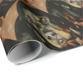 Rottweiler Lover Pet Portret Cadeaupapier (Rol Hoek)