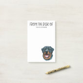 Rottweiler Lover Post-it® Notes (Op bureau)