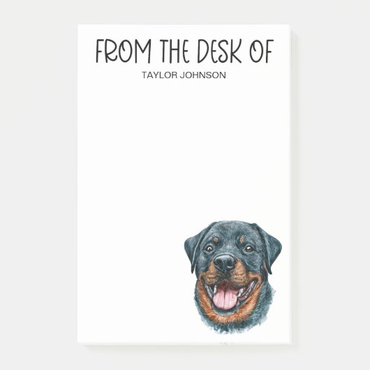 Rottweiler Lover Post-it® Notes (Voorkant)