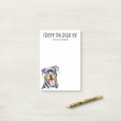 Rottweiler Lover Post-it® Notes (Op bureau)