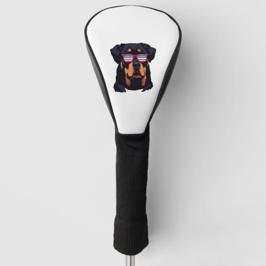 Rottweiler Lovers Gifts Golfheadcover (Voorkant)