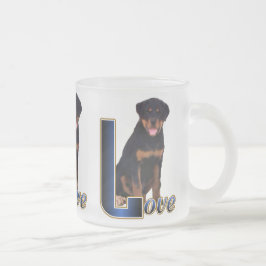 Rottweiler Lovers Gifts Matglas Koffiemok