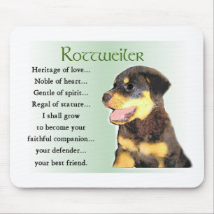 Rottweiler Lovers Gifts Muismat