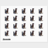 Rottweiler Lovers Gifts Ronde Sticker (Vel)