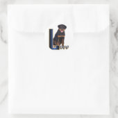 Rottweiler Lovers Gifts Ronde Sticker (Tas)