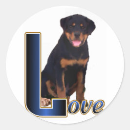 Rottweiler Lovers Gifts Ronde Sticker