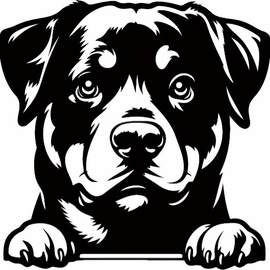 Rottweiler Lovers Golfhanddoek