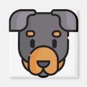 Rottweiler Magneet (Voorkant)