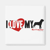 Rottweiler Magneet (Voorkant)
