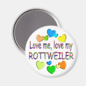 ROTTWEILER MAGNEET (Voorkant / Achterkant)