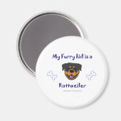 Rottweiler Magneet (Voorkant / Achterkant)