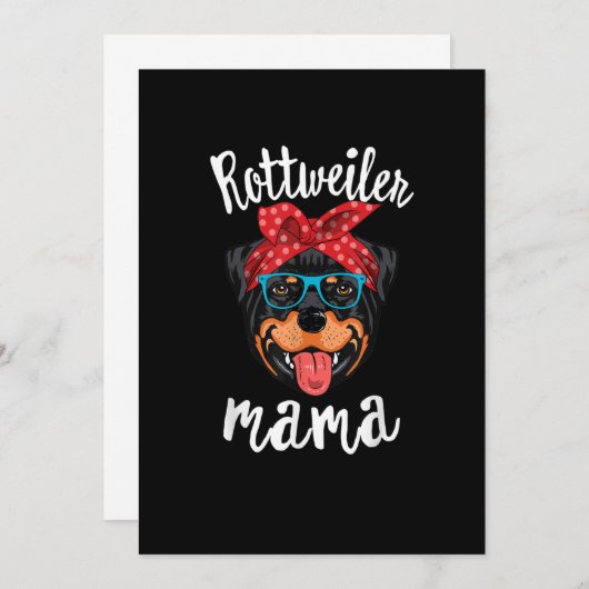 rottweiler makelaarspop aankondiging (Voorkant / Achterkant)