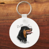 Rottweiler mam 2 sleutelhanger (Achterkant)