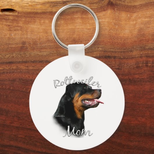 Rottweiler mam 2 sleutelhanger (Achterkant)