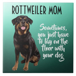 Rottweiler Mam Keramische Tile Tegeltje