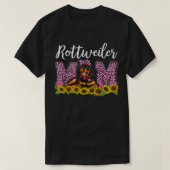 Rottweiler Mam Leopard Moederdag Best Rottweile T-shirt (Design voorkant)