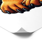 Rottweiler mama en puppy 04 5000X Poster (Hoek)