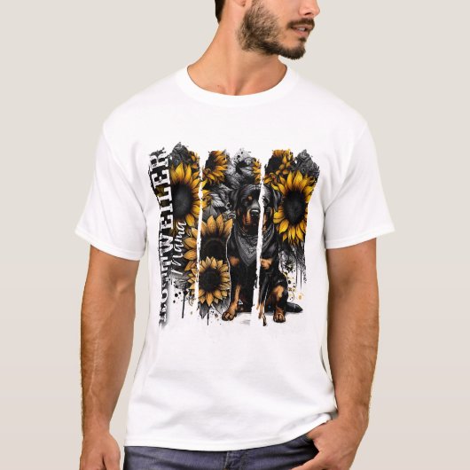 Rottweiler Mama T-shirt (Voorkant)