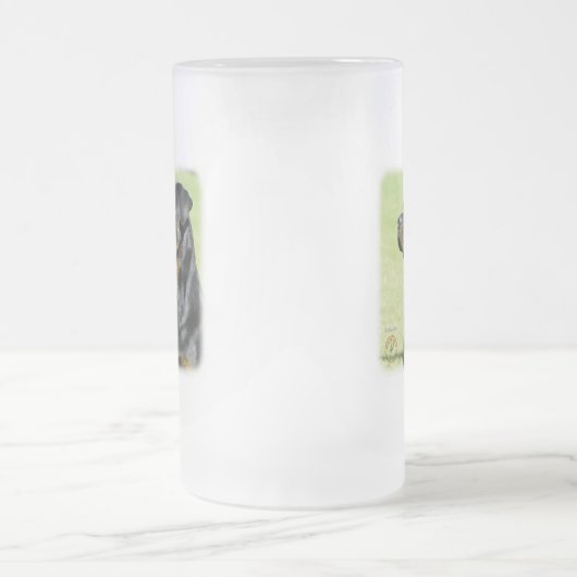 Rottweiler Matglas Bierpul (Center)