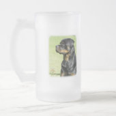 Rottweiler Matglas Bierpul (Links)