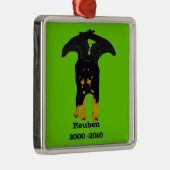 Rottweiler Memorial Ornament (Rechts)