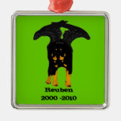 Rottweiler Memorial Ornament (Voorkant)