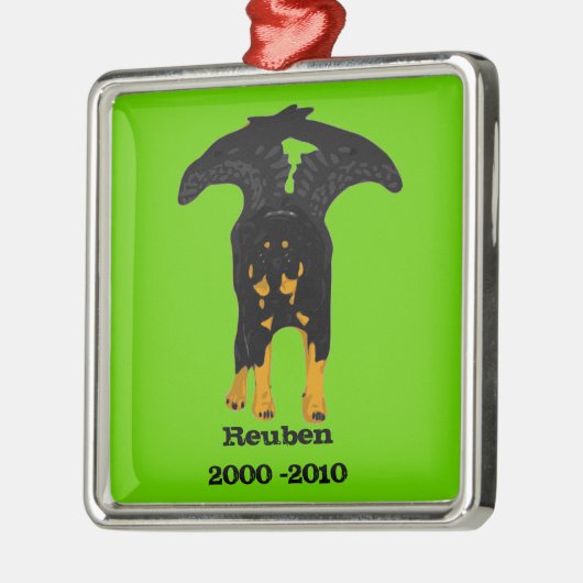 Rottweiler Memorial Ornament (Links)