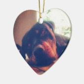 Rottweiler Memories Keramisch Ornament (Links)