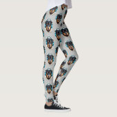 Rottweiler met koptelefoon leggings 4 (Rechts)