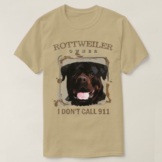 Rottweiler Metzgerhund (16) T-shirt (Design voorkant)