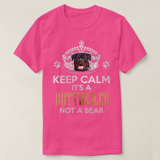 Rottweiler Metzgerhund (17) T-shirt (Design voorkant)