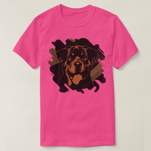 Rottweiler Metzgerhund Digital Art 2 T-shirt (Design voorkant)