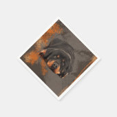 Rottweiler - Metzgerhund Digital Art Servet (Hoek)