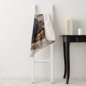 Rottweiler - Metzgerhund Digital Art Sherpa Deken (In situ)