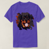 Rottweiler Metzgerhund Digital Art T-shirt (Design voorkant)