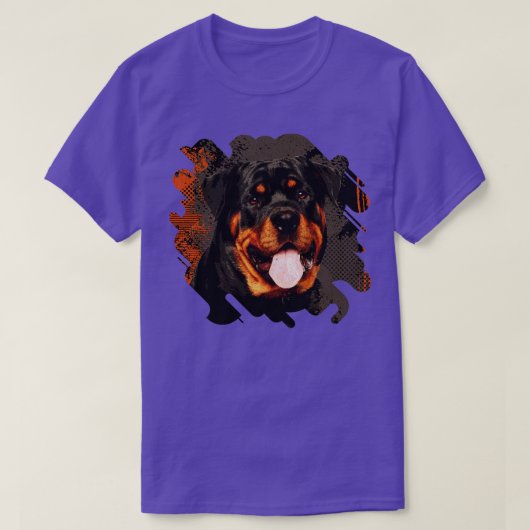 Rottweiler Metzgerhund Digital Art T-shirt (Design voorkant)