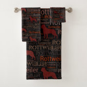 Rottweiler - Metzgerhund Pattern Bad Handdoek (Insitu)