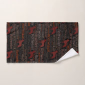 Rottweiler - Metzgerhund Pattern Bad Handdoek (Handdoek)