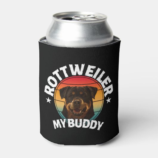 rottweiler mijn maatje blikjeskoeler (Blikje Voorkant)