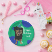  rottweiler Mix Birthday  Papieren Bordje (Feest)